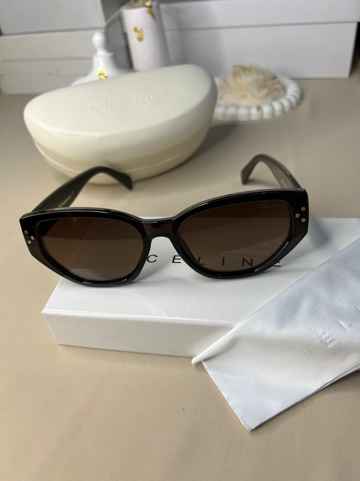 Lunettes Celine marron T